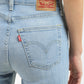 Women's 721 Blue Skinny Fit High Rise Jeans - 8ecf71ee-2f2d-4ad5-b6a6-af5c117772e5 View