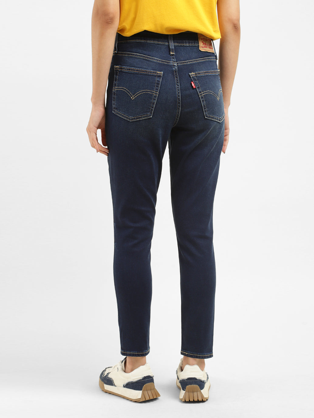 Women's 721 Blue Skinny Fit High Rise Jeans - cf31b02f-c2ad-4313-9349-67dab97627e7 View