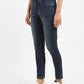 Women's 721 Blue Skinny Fit High Rise Jeans - 5e1ef901-4ab7-48aa-87c3-059ce72fd9ba View