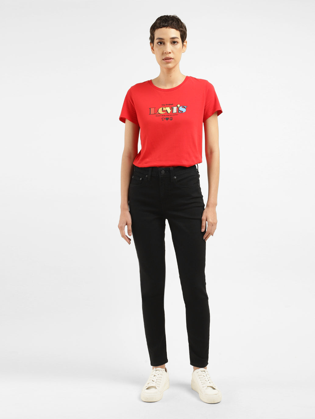 Women's 721 Black Skinny Fit High Rise Jeans - 3d26b4b1-d75d-48c3-a899-b460c245bb75 View