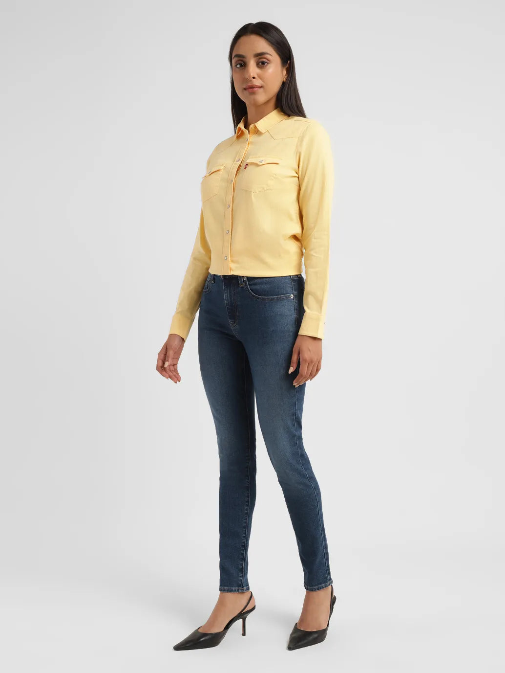 Women's 721 Blue Skinny Fit High Rise Jeans - 25699698-cba9-43b1-86a2-2a2698f33e3d View