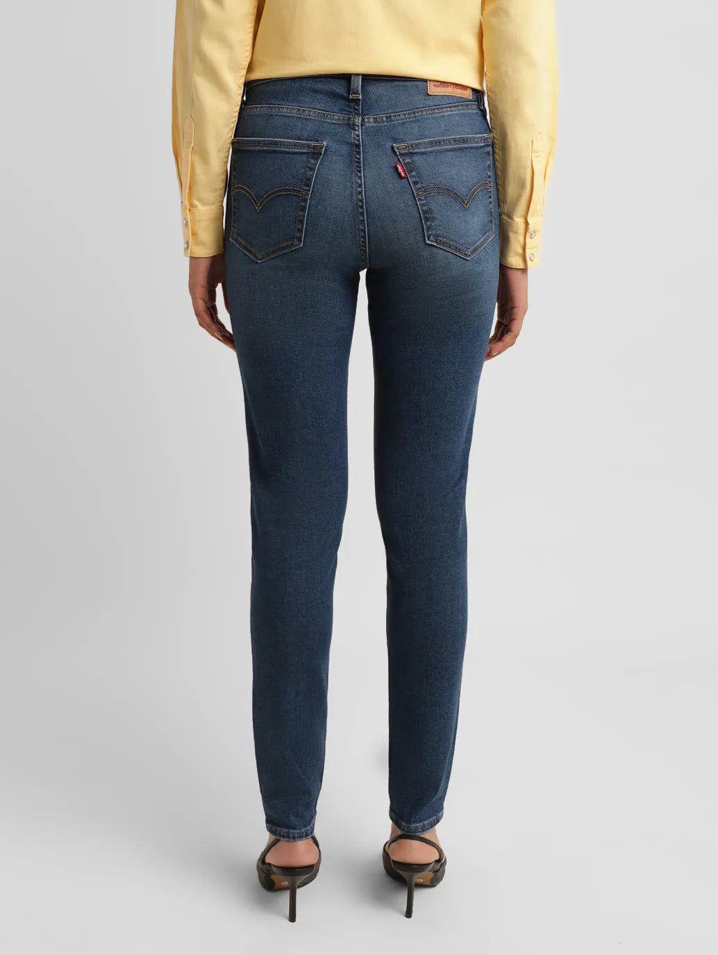 Women's 721 Blue Skinny Fit High Rise Jeans - 62183705-ba13-4da2-9a47-fc08461f7a1a View
