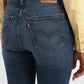 Women's 721 Blue Skinny Fit High Rise Jeans - 69609f93-1692-40cd-9e9e-4b6a3fe94748 View