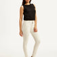 Women's 721 Off White Skinny Fit High Rise Jeans - Side View