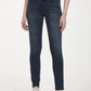 Women's 721 Navy Blue Skinny Fit High Rise Jeans - Front View