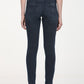 Women's 721 Navy Blue Skinny Fit High Rise Jeans - Back View