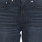 Women's 721 Navy Blue Skinny Fit High Rise Jeans - Detail View