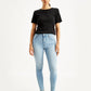 Women's 721 Light Blue Skinny Fit High Rise Jeans - Front View