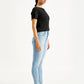 Women's 721 Light Blue Skinny Fit High Rise Jeans - Side View