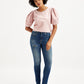 Women's 721 Blue Skinny Fit High Rise Jeans - c1ec8faa-10bd-48db-b6b8-c06c52f66aa4 View