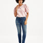 Women's 721 Blue Skinny Fit High Rise Jeans - bf0641fb-fb2d-4c29-acf8-afd3936cb0b6 View