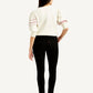 Women's 721 Black Skinny Fit High Rise Jeans - Back View
