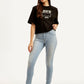 Women's 721 Light Blue Skinny Fit High Rise Jeans - Styleshot View