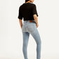 Women's 721 Light Blue Skinny Fit High Rise Jeans - Back View