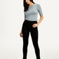 Women's 721 Black Skinny Fit High Rise Jeans - Styleshot View