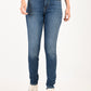 Women's Blue Skinny Fit High Rise Jeans - front View