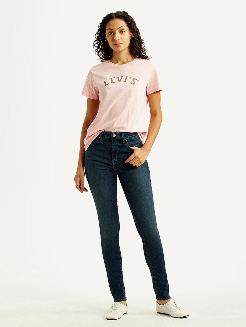 Women's 721 Dark Indigo Skinny Fit High Rise Jeans