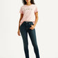 Women's 721 Dark Indigo Skinny Fit High Rise Jeans - Styleshot View