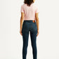 Women's 721 Dark Indigo Skinny Fit High Rise Jeans - Back View