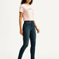 Women's 721 Dark Indigo Skinny Fit High Rise Jeans - Side View