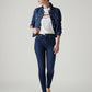 Women's 721 Dark Indigo Skinny Fit High Rise Jeans - Styleshot View