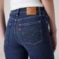 Women's 721 Dark Indigo Skinny Fit High Rise Jeans - Detail View