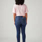 Women's 721 Dark Blue Skinny Fit High Rise Jeans - Back View