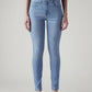 Women's 721 Light Blue Skinny Fit High Rise Jeans - Front View