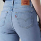 Women's 721 Light Blue Skinny Fit High Rise Jeans - 20 View