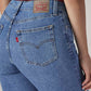Women's 721 Light Blue Skinny Fit High Rise Jeans - Detail View