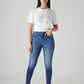 Women's 721 Med Indigo Skinny Fit High Rise Jeans - 20 View