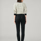 Women's 721 Black Skinny Fit High Rise Jeans - Back View