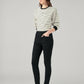Women's 721 Black Skinny Fit High Rise Jeans - Side View