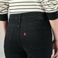 Women's 721 Black Skinny Fit High Rise Jeans - 20 View