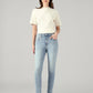 Women's 721 Light Blue Skinny Fit High Rise Jeans - Front View