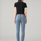 Women's 721 Blue Skinny Fit High Rise Jeans - Back View