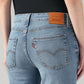 Women's 721 Blue Skinny Fit High Rise Jeans - 20 View