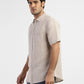 Men's Solid Regular Fit Linen Shirt - 220b069b-5413-4480-b704-62780349ab09 View
