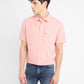 Men's Pink Solid Slim Fit Shirt - 6a4b8d12-ed08-492e-9a8f-2b5b20bb1a2f View