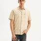 Men's Paisley Print Slim Fit Shirt - Front View