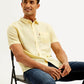 Men's Solid Slim Fit Linen Shirt - Styleshot View