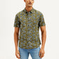 Men's Floral Slim Fit Shirt - Front View
