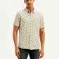 Men's Floral Slim Fit Shirt - Front View