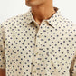 Men's Floral Slim Fit Shirt - Detail View