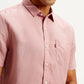 Men's Solid Slim Fit Linen Shirt - Detail View