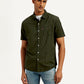 Men's Checkered Slim Fit Shirt - Front View