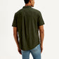 Men's Checkered Slim Fit Shirt - Back View