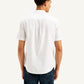 Men's Solid Slim Fit Oxford Shirt - Back View