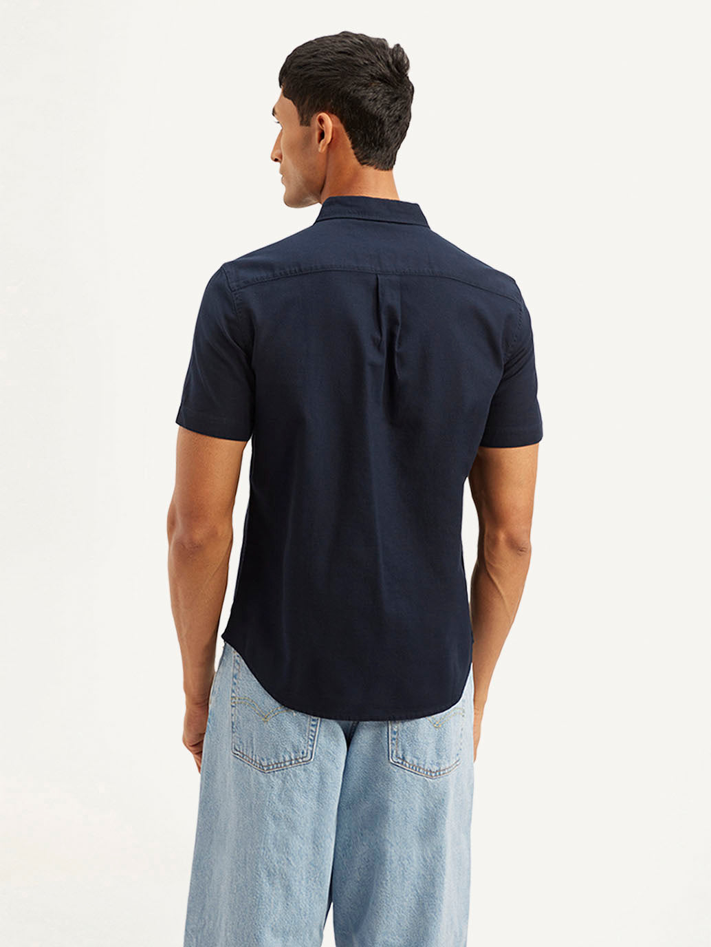 Men's Solid Slim Fit Oxford Shirt - eac5c963-efc2-40e2-b80d-bdff6b128e12 View