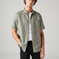 Men's Solid Slim Fit Linen Shirt - Styleshot View